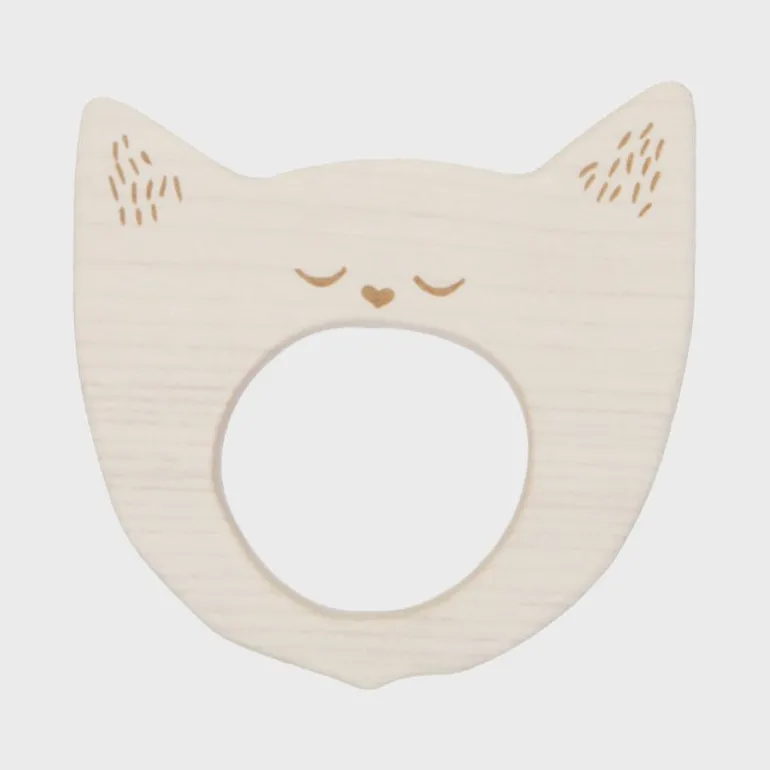 Beißring gähnende Katze