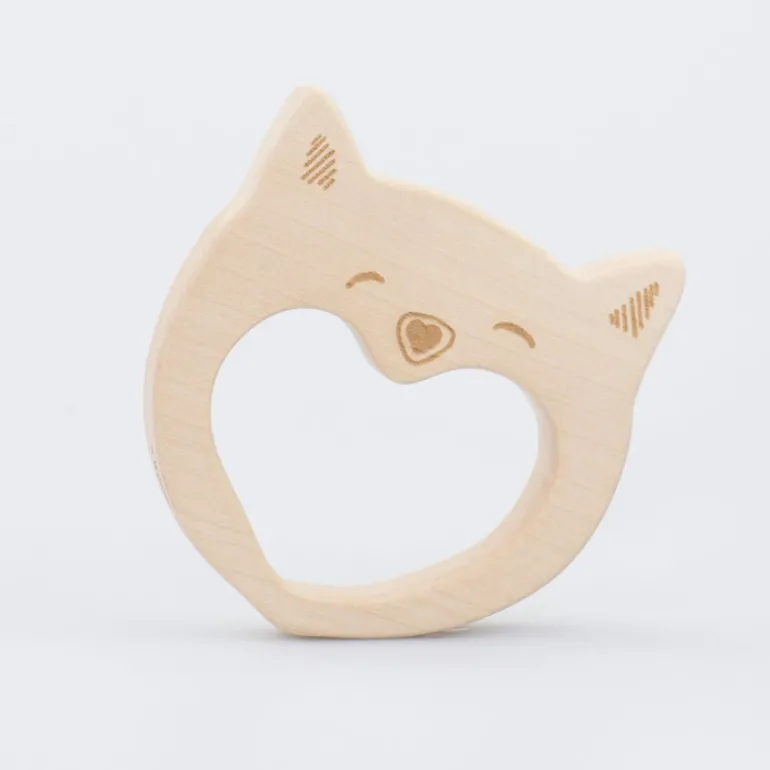 Beißring grinsende Katze