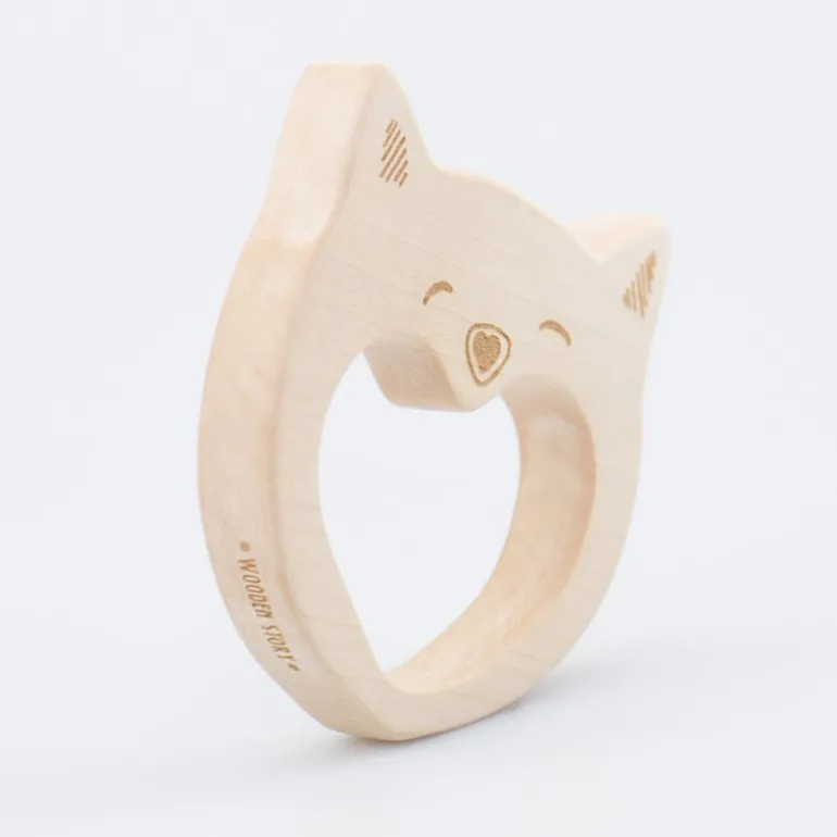 Beißring grinsende Katze