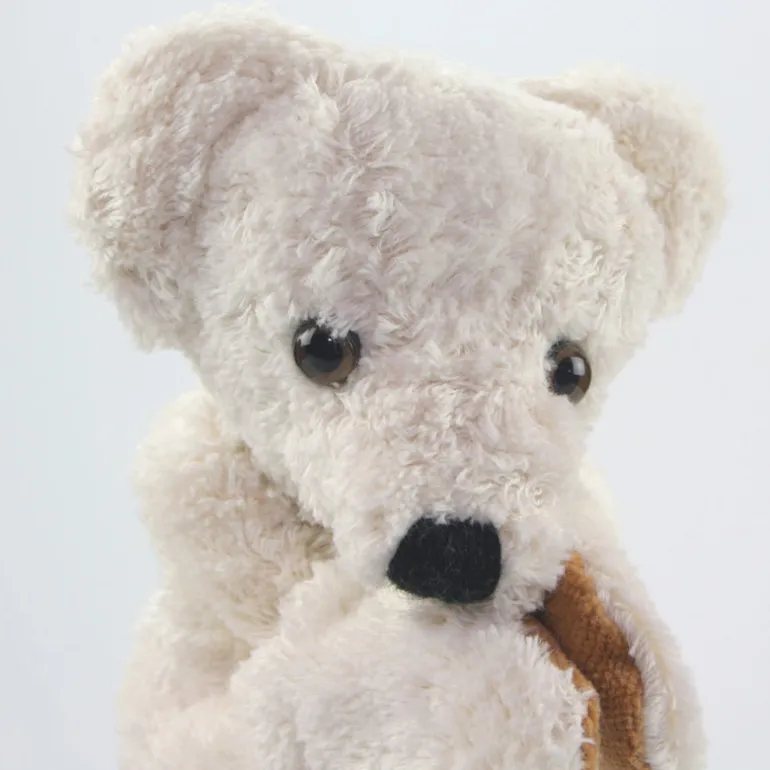 Bär Handpuppe weiß