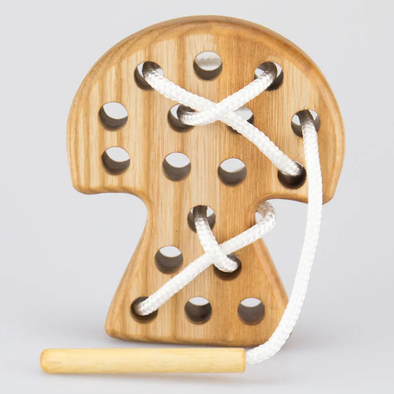 Fädelspiel Pilz