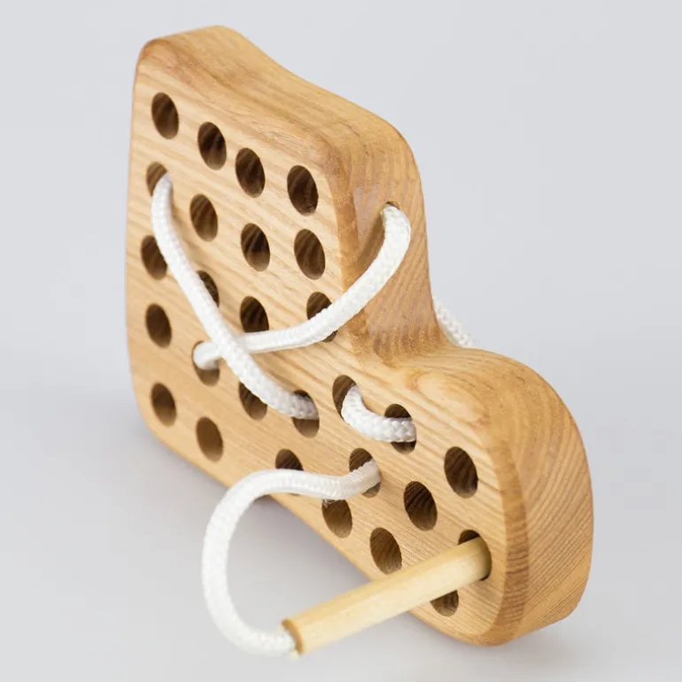 Fädelspiel Schuh