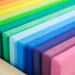 Glückskäfer Baubrettchen Regenbogen 32-tlg.