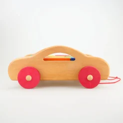 Glückskäfer Bauwagen mit 17 Spielklötzchen
