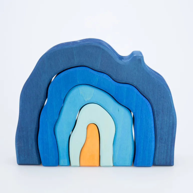 Glückskäfer Höhlen-Set blau