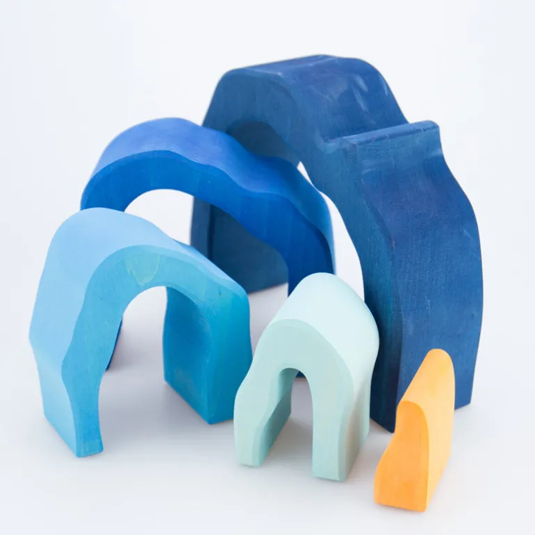 Glückskäfer Höhlen-Set blau