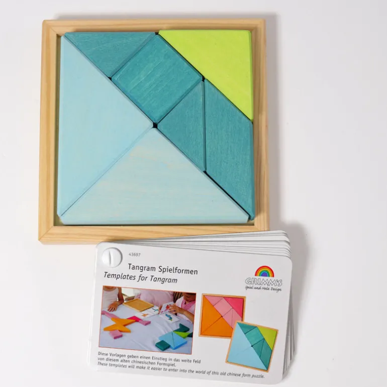 Grimm's Legespielset Tangram türkis