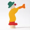 Grimm's Steckfigur Clown mit Trompete