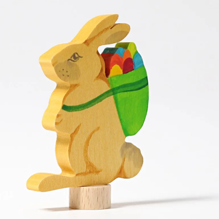 Grimm's Steckfigur Hase mit Korb