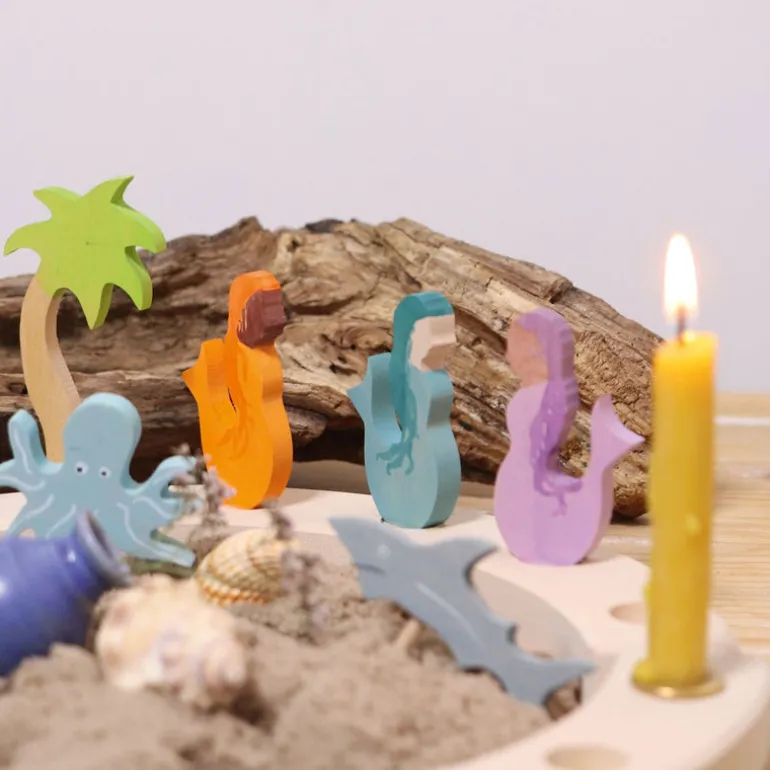 Grimm's Steckfigur Meerjungfrau Amethyst