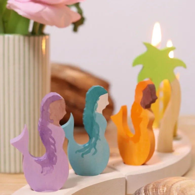 Grimm's Steckfigur Meerjungfrau Amethyst