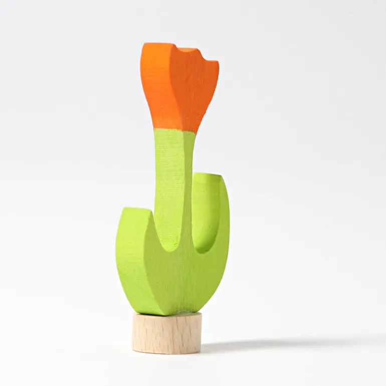 Grimm's Steckfigur orangene Tulpe