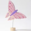 Grimm's Steckfigur Rosa Schmetterling