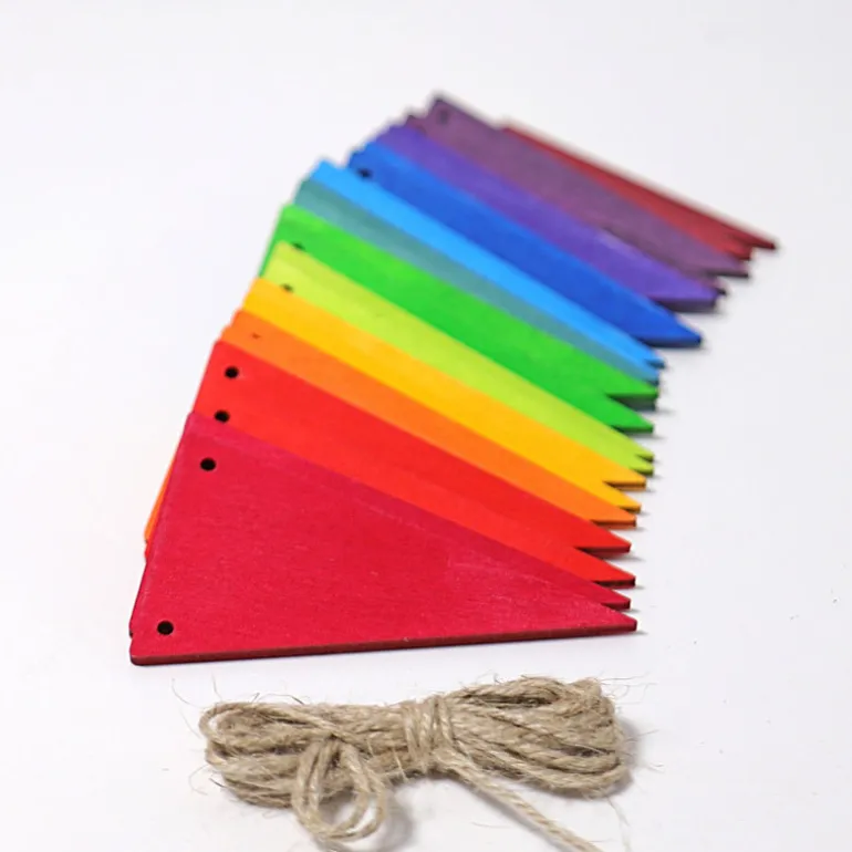 Grimm's Wimpelkette Regenbogen