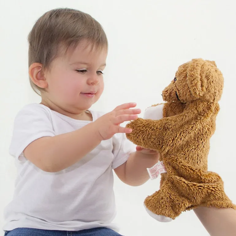 Handpuppe Teddy braun