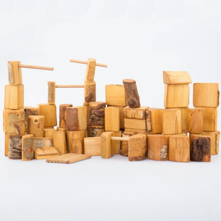 Holz Naturbauklötze - 3kg