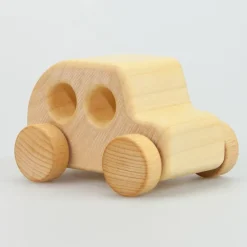 Holzauto rund - 2 Fenster