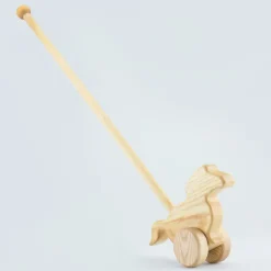 Holzpferd zum Schieben