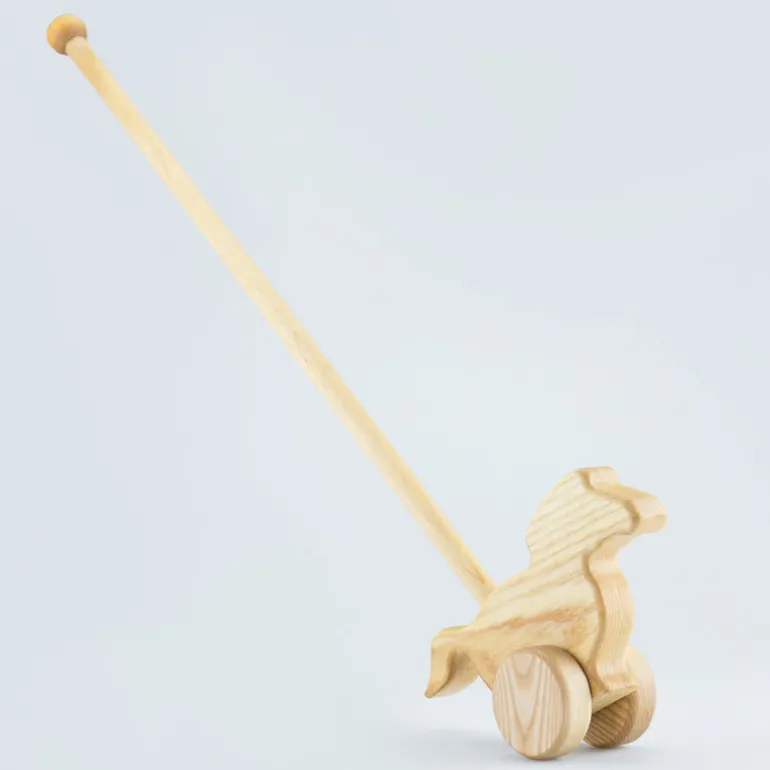 Holzpferd zum Schieben