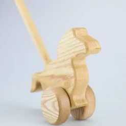 Holzpferd zum Schieben