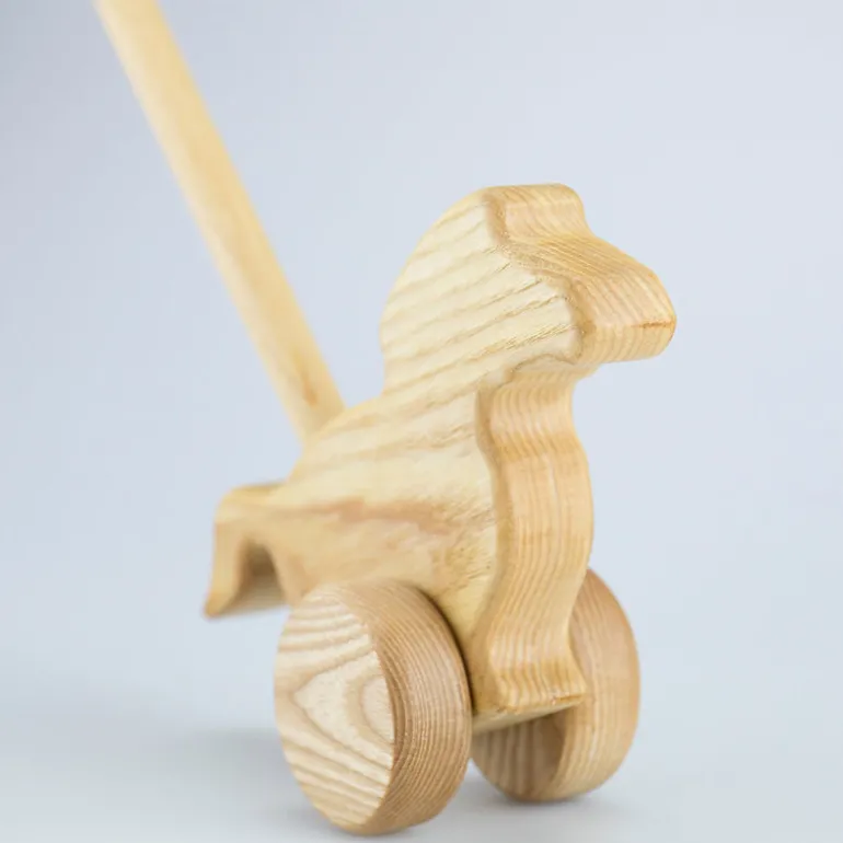 Holzpferd zum Schieben