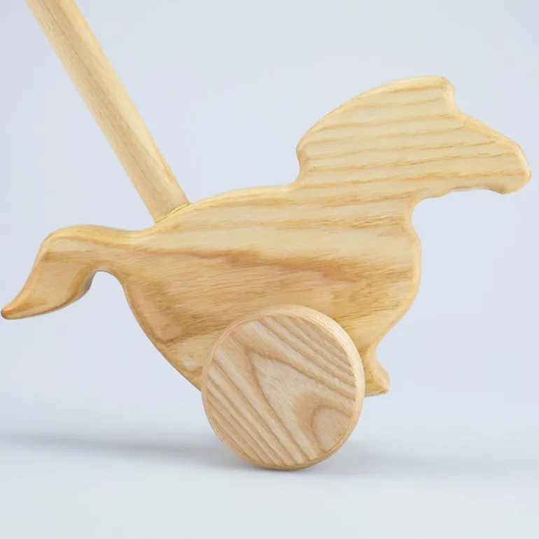 Holzpferd zum Schieben
