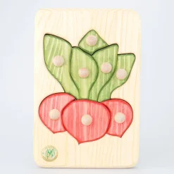 Holzpuzzle Radieschen