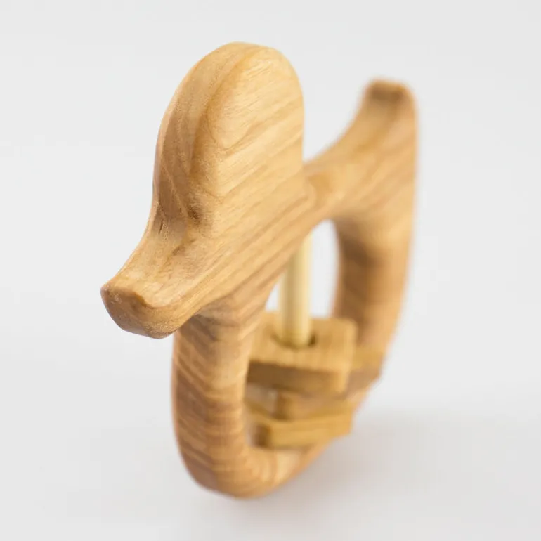 Holzrassel Ente