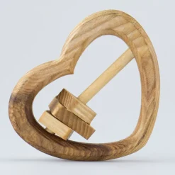 Holzrassel Herz