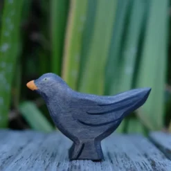 Holzwald Holzfigur Amsel