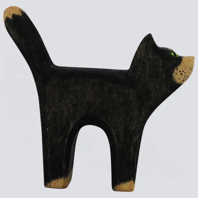 Holzwald Holzfigur Bremer Katze