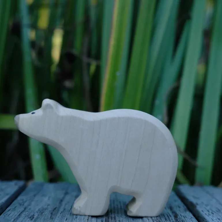 Holzwald Holzfigur Eisbär