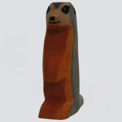 Holzwald Holzfigur Erdmännchen