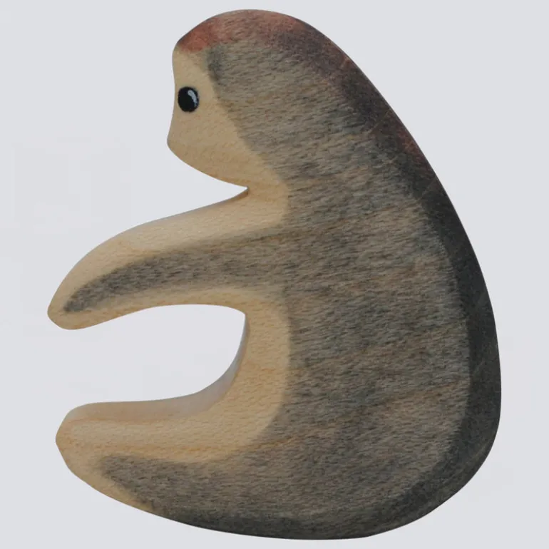 Holzwald Holzfigur Faultier klein