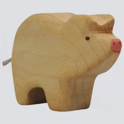 Holzwald Holzfigur Ferkel
