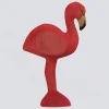 Holzwald Holzfigur Flamingo