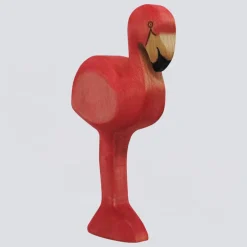Holzwald Holzfigur Flamingo