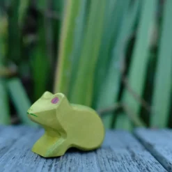 Holzwald Holzfigur Frosch