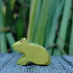 Holzwald Holzfigur Frosch