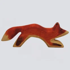 Holzwald Holzfigur Fuchs klein