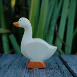 Holzwald Holzfigur Gans
