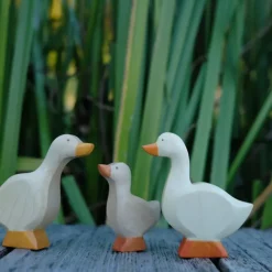 Holzwald Holzfigur Gans