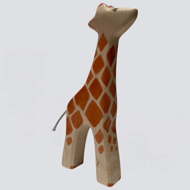 Holzwald Holzfigur Giraffe klein
