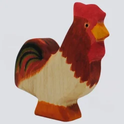 Holzwald Holzfigur Hahn