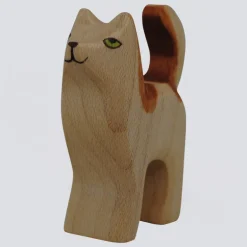Holzwald Holzfigur Katze Baby