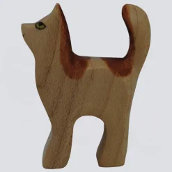Holzwald Holzfigur Katze Baby