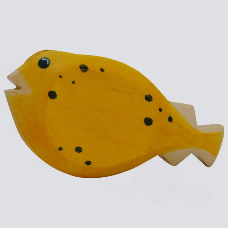 Holzwald Holzfigur Kugelfisch