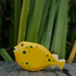 Holzwald Holzfigur Kugelfisch