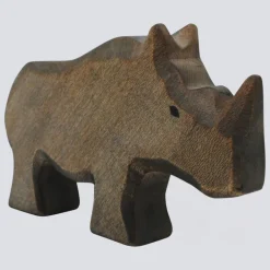 Holzwald Holzfigur Nashorn