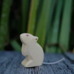 Holzwald Holzfigur Ratte